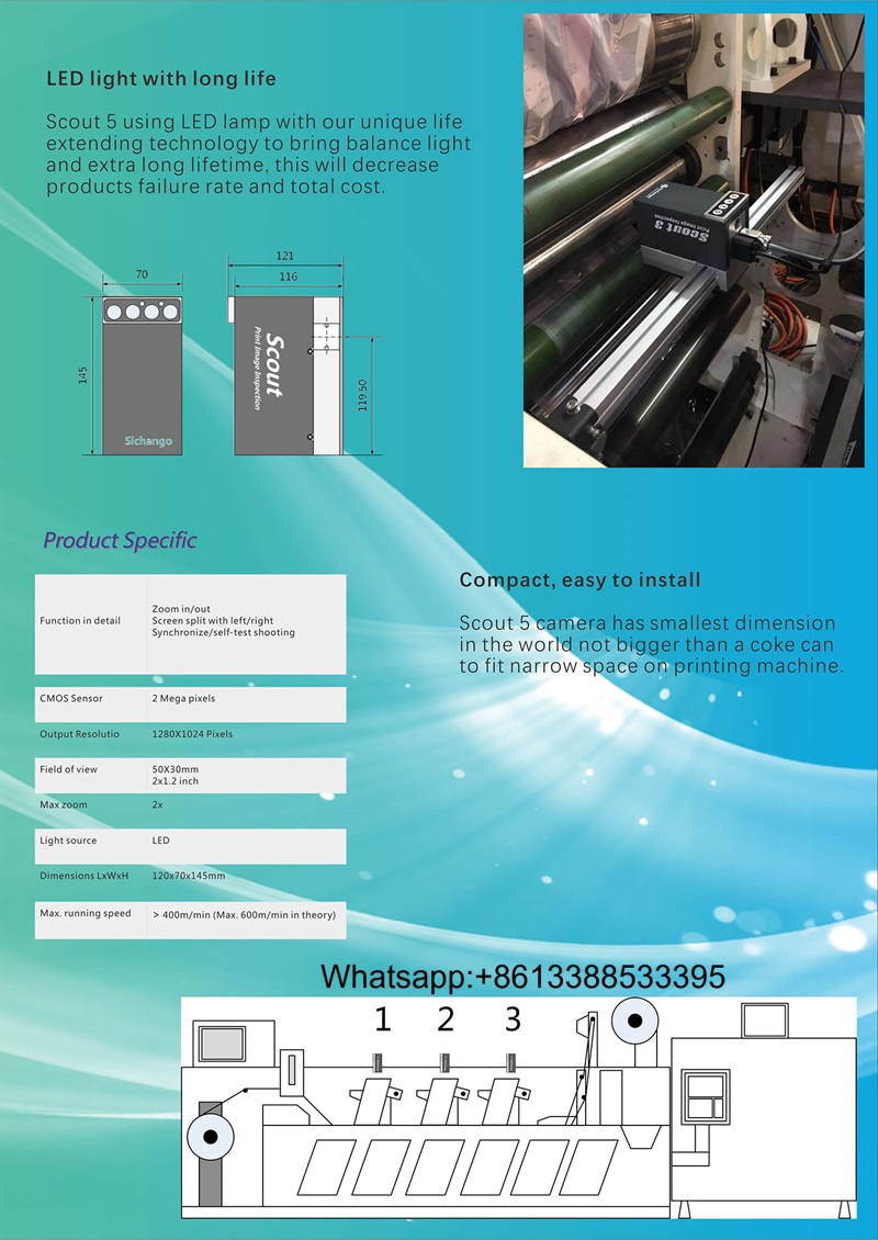 Scout 3 Video Inspection System for Printing Register Mark – Compact, Smart, and Powerful Scout 3 Video Inspection System for Printing Register Mark – Compact, Smart, and Powerful