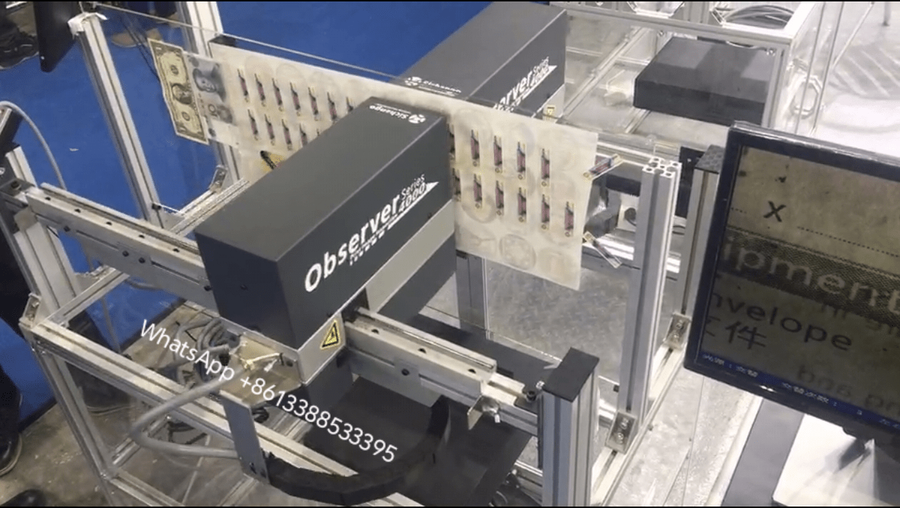 Front and Back Two Sides Dual Cameras Register Web Inspection System For Flexo Printing OV100D