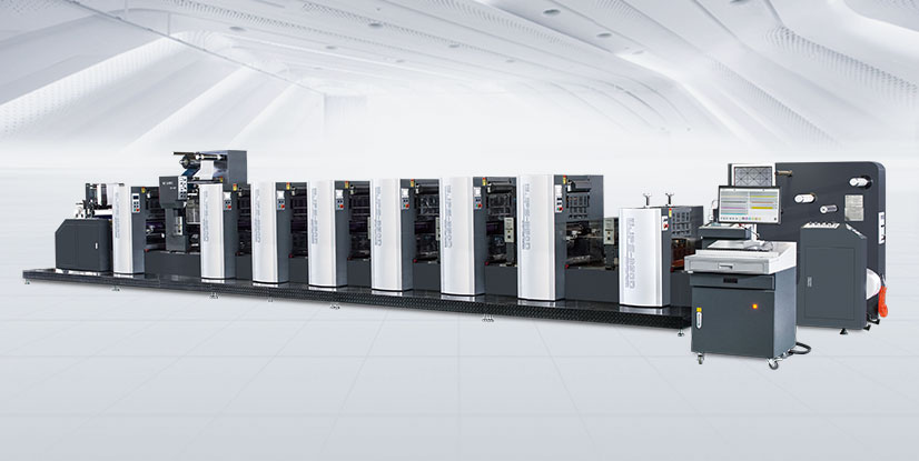 WJPS-350D/450D/560D Shaftless Offset Intermittent Rotary PS Label Printing Machine