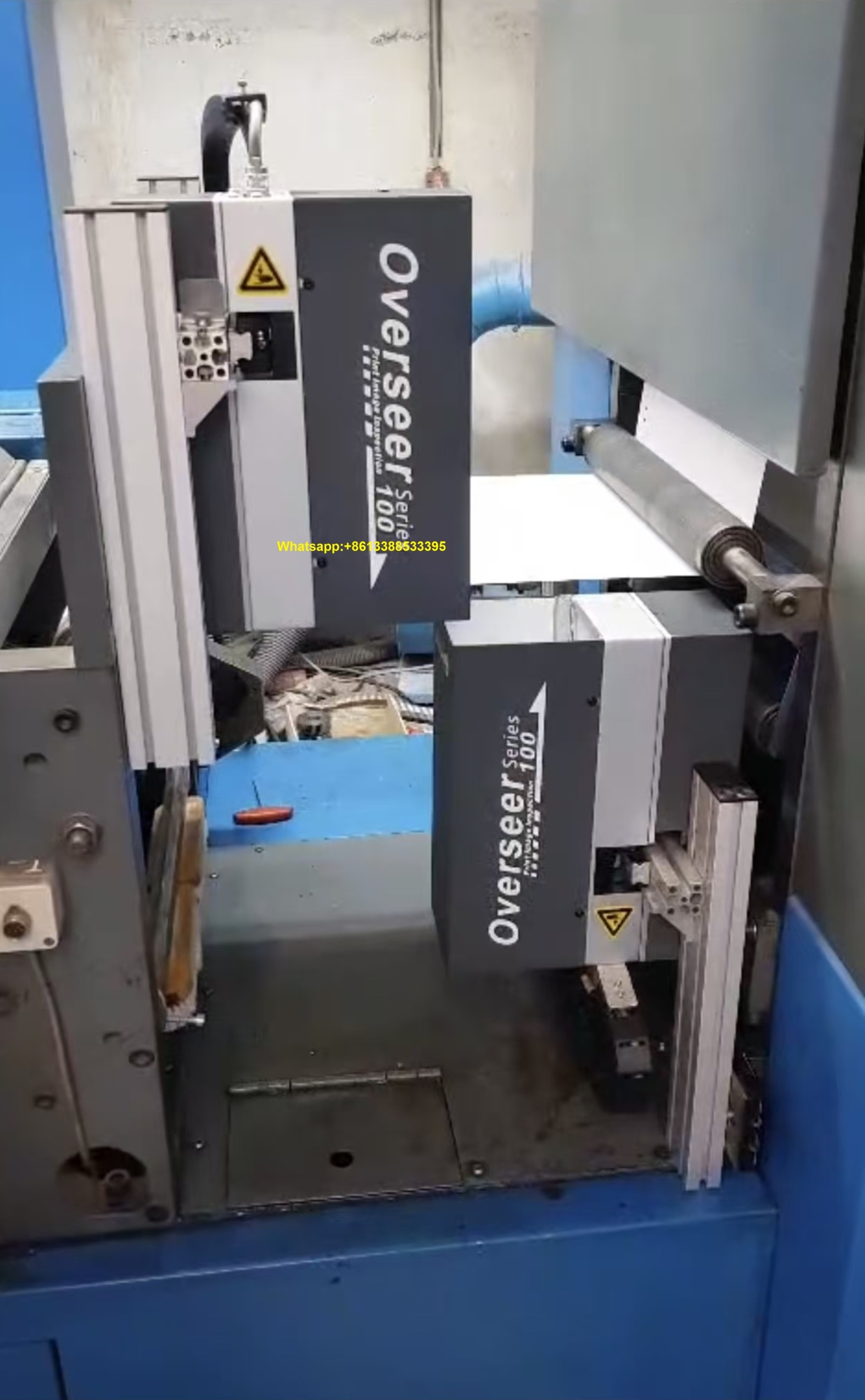 OVERSEER 100 Double – Two Camera Web Inspection System for Front and Back Flexo Printing Machine